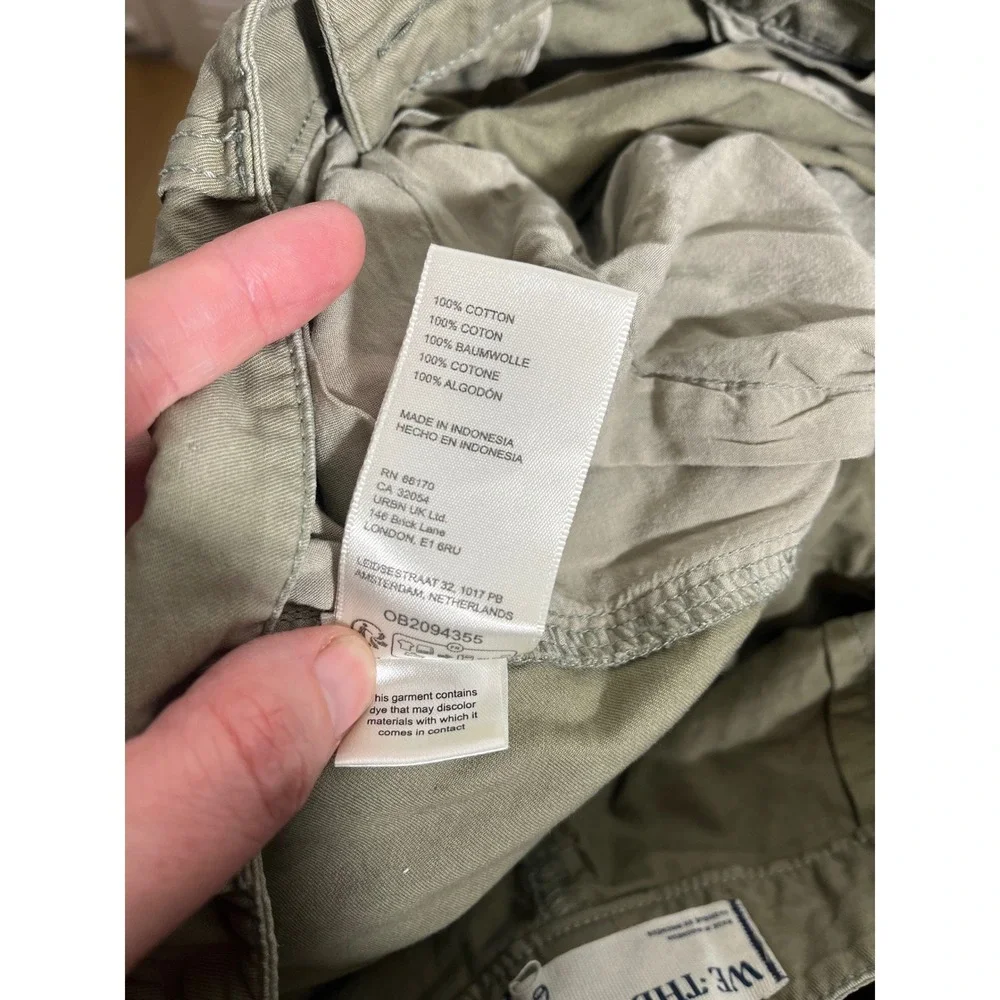 WE THE FREE x FREE PEOPLE Rylee Chino Barrel Leg Trousers Pants